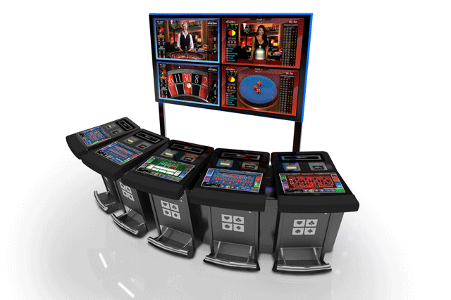 Mojo electronic terminals for roulette and baccarat