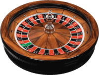 Cammegh Connoisseur american roulette wheel with Rosewood veneer