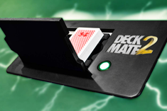 Deck Mate2, twice as fast, twice as secure shuffler for poker room / club